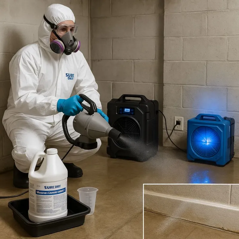 Sanitization and Odor Removal process in Comer, GA